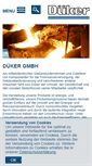 Mobile Screenshot of dueker.de