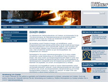 Tablet Screenshot of dueker.de
